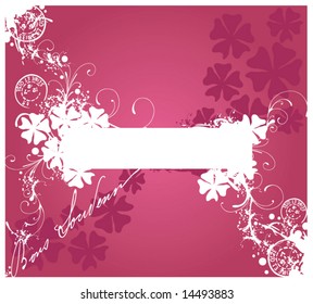 Illustration of a grungy frame