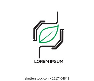 illustration of guarding a tree, white background. Vector