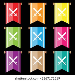 The Illustration of Guild or Kingdom Flag