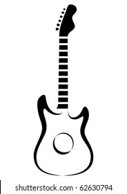 illustration of guitar