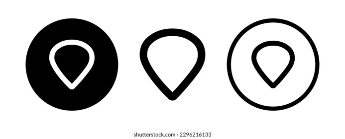 Illustration with guitar pick for web or app design. Music plastic picks.