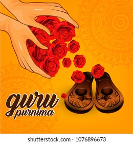  Illustration for Guru Purnima is a Nepalese and Indian festival dedicated to spiritual and academic teachers.