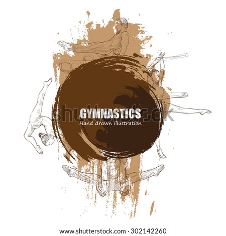 Illustration of Gymnastics.