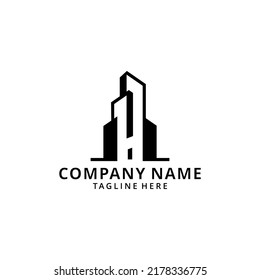 ILUSTRACIÓN H CONSTRUCCIÓN VECTOR DE DISEÑO DE LOGOTIPO