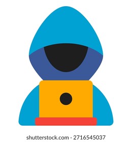 Ilustração de um hacker tentando violar a segurança cibernética.