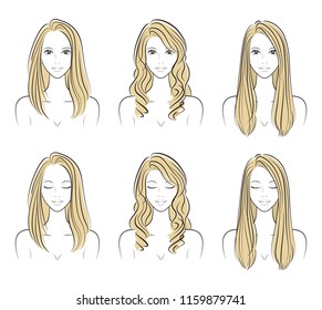 Illustration of the hairstyle