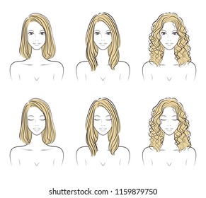 Illustration of the hairstyle