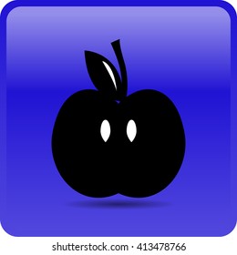 illustration of half Apple