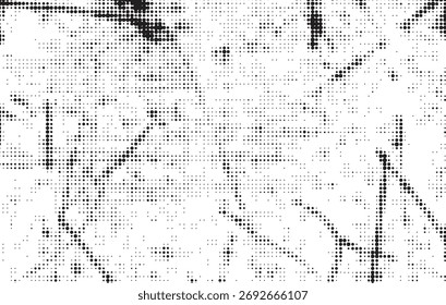 Illustration of a halftone pattern with a subtle dust overlay texture background, ideal for adding a vintage or grunge effect to your designs.