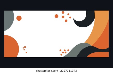 Ilustración de un vector de plantilla de fondo de Halloween