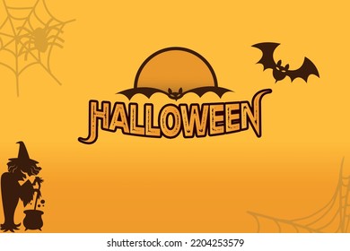  illustration of Halloween design vector 