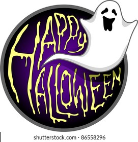 Illustration of a Halloween Ghost