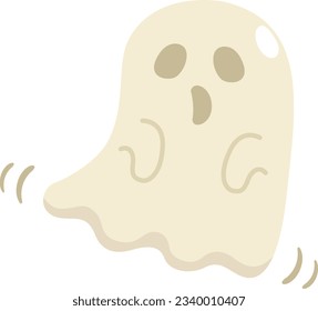 illustration halloween ghost symbol vector