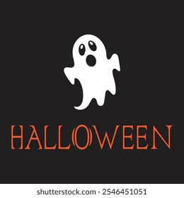 Illustration of Halloween Ghost vector art design
