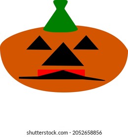 illustration of a halloween pumpkin
