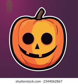 Illustration of a Halloween Pumpkin