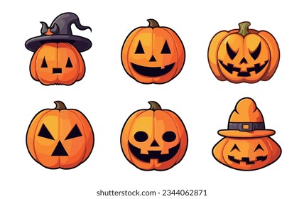 Illustration of a Halloween Pumpkin