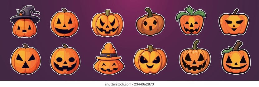 Illustration of a Halloween Pumpkin