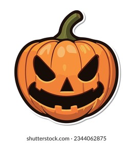 Illustration of a Halloween Pumpkin