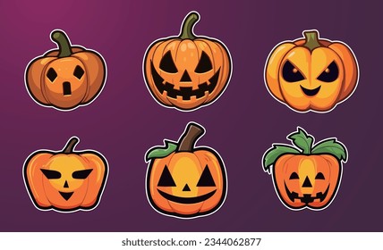 Illustration of a Halloween Pumpkin