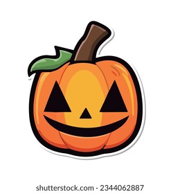 Illustration of a Halloween Pumpkin