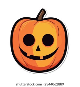 Illustration of a Halloween Pumpkin