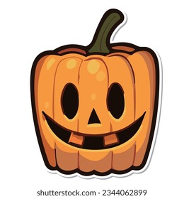 Illustration of a Halloween Pumpkin