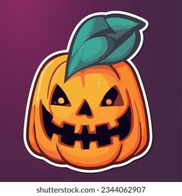 Illustration of a Halloween Pumpkin