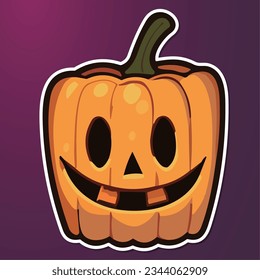 Illustration of a Halloween Pumpkin
