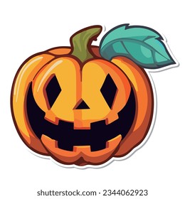 Illustration of a Halloween Pumpkin