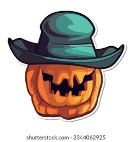Illustration of a Halloween Pumpkin