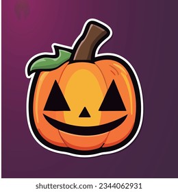Illustration of a Halloween Pumpkin