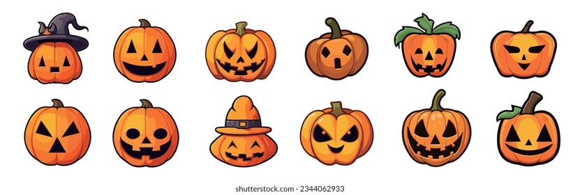 Illustration of a Halloween Pumpkin