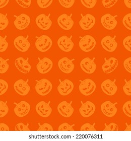illustration of halloween vector seamless background.