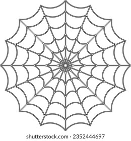 illustration, halloween, web, vector, spider, spooky, isolated, fear, horror, design, cobweb, black, graphic, trap, icon, element, danger