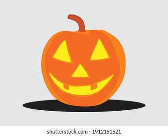 An illustration of Halloween's pumpkin