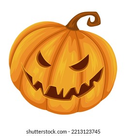 An illustration of Halloween's pumpkin