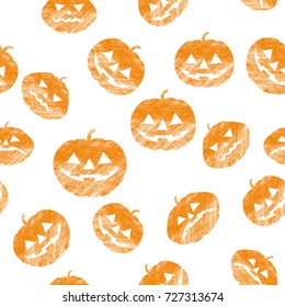 Illustration for Halloween,Seamless Halloween pattern