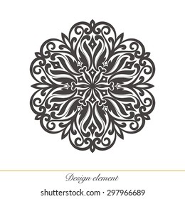 Illustration of a hand draw design element for decorations .