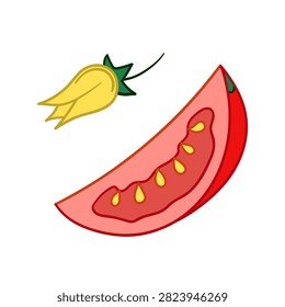 Illustration in hand draw style. Icon, sign, sticker, pin, logo