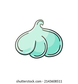 Illustration in hand draw style. Sweet dessert, graphic element for design