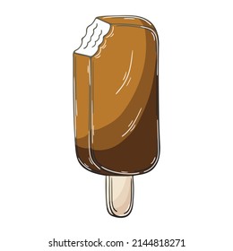Illustration in hand draw style. Sweet dessert, graphic element for design
