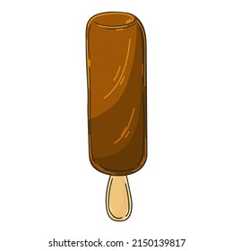 Illustration in hand draw style. Sweet dessert, graphic element for design