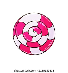 Illustration in hand draw style. Sweet dessert, graphic element for design