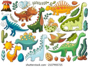 Illustration in hand drawn style. Children's drawings for your design
