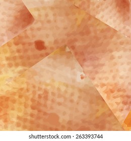 Illustration of hand drawn watercolor pattern, colorful background