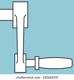 Illustration of the hand gear icon