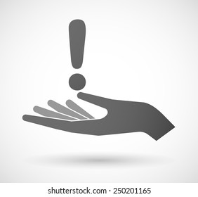 Illustration of a hand giving an admiration sign