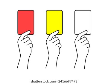 Illustration of a hand holding out a card