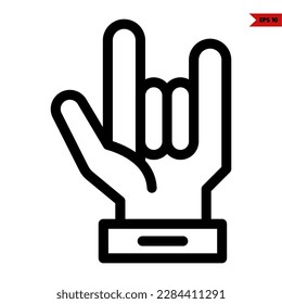 ilustración del icono de línea de mano 